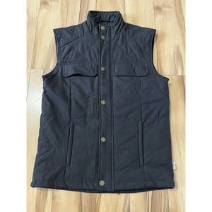 Magellan Women's Quilted Vest Sz S Dark Gray Full Zip Classic Fit Adventure Gear